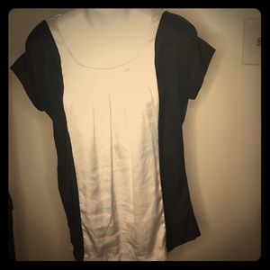 New York & Company Black and White Blouse